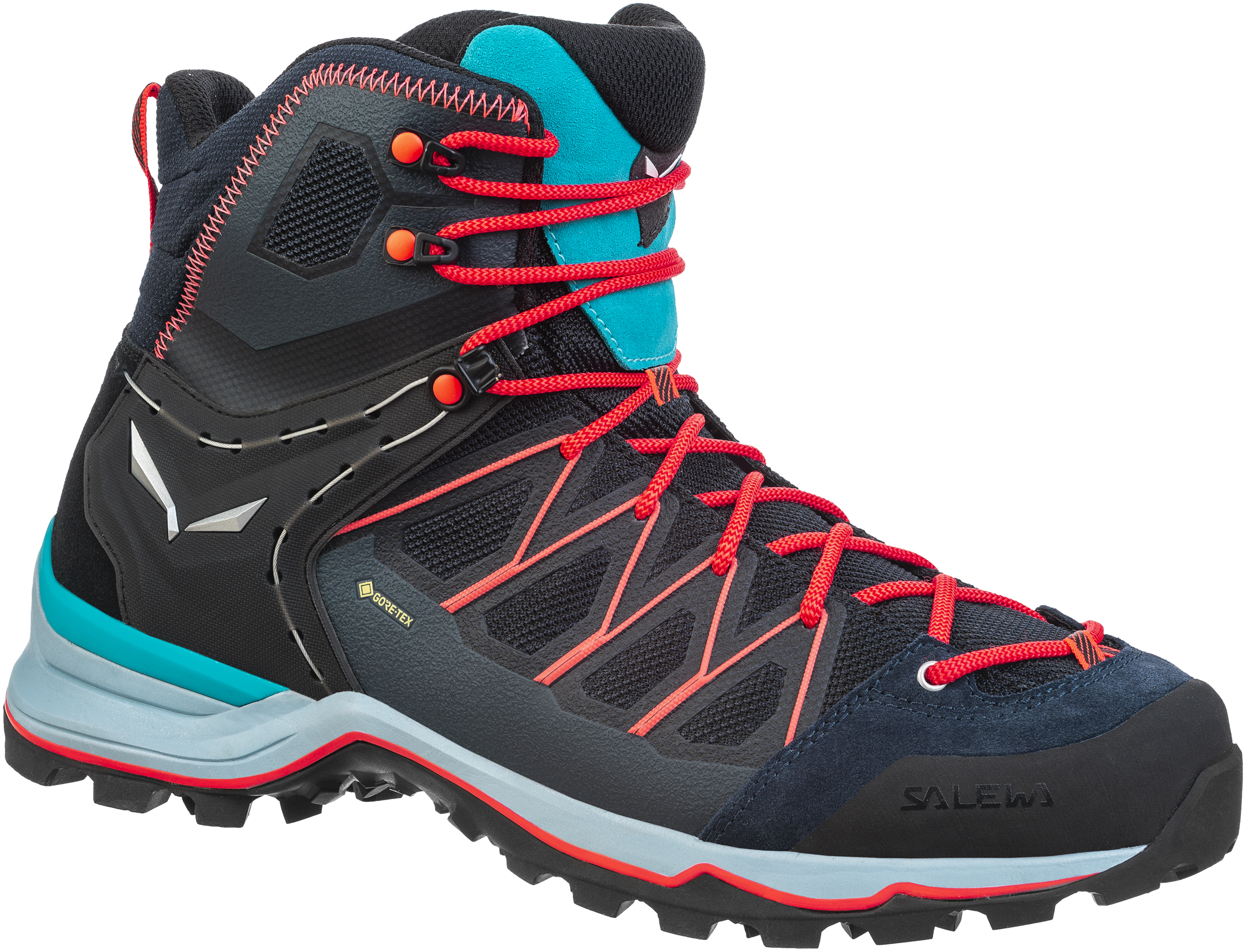 фото Кроссовки женские salewa mtn trainer lite mid gore-tex women's черные 6.5 uk