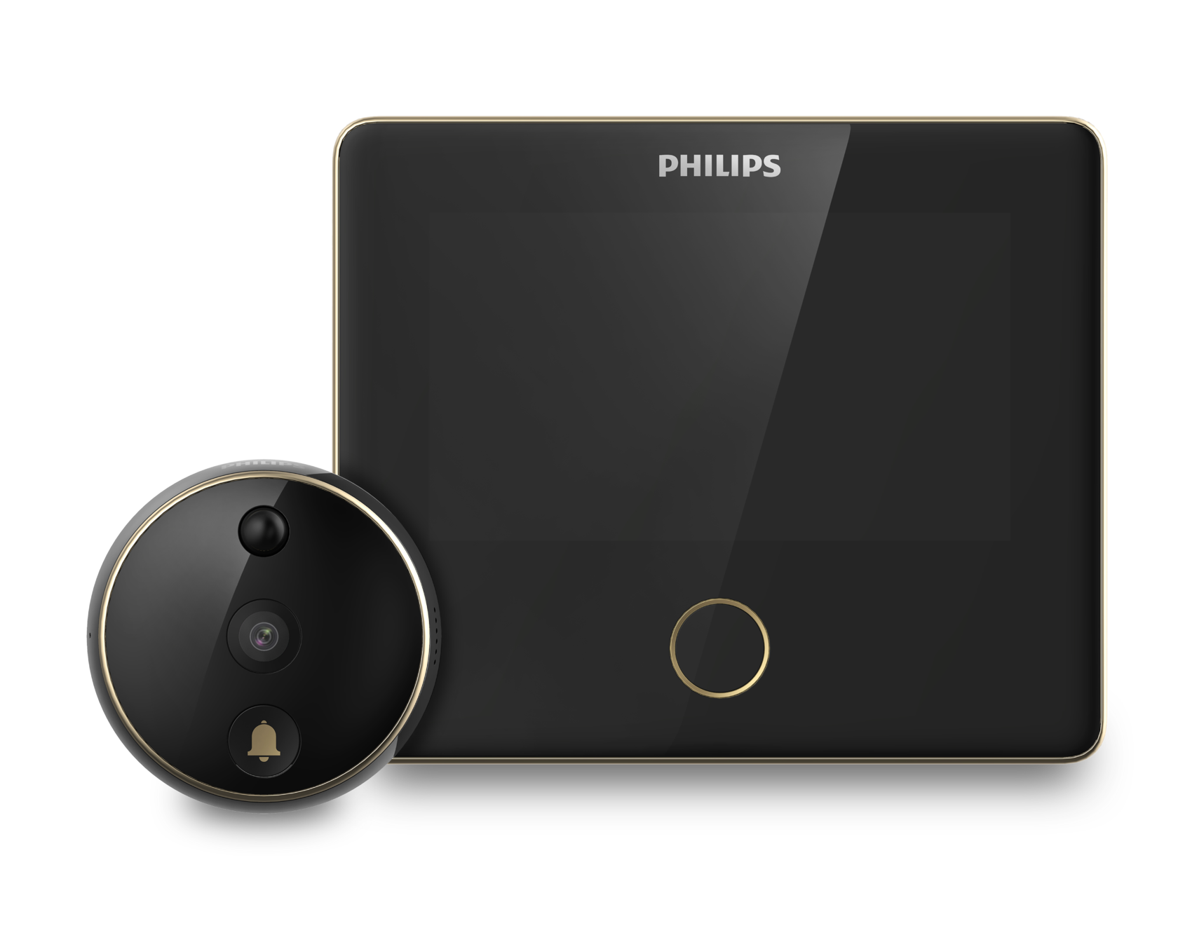 Дверной Wi-Fi видеоглазок Philips Easy Key Smart Door Viewer DV001 на входную дверь сифон для литьевых поддонов good door квадро пластик 10х15 см с крышкой