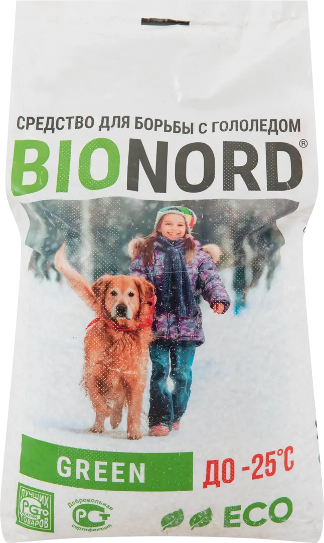 Противогололедный реагент Bionord Green 23 кг