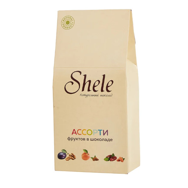 

Конфеты шоколадные Shele Ассорти фруктов в шоколаде 150 г