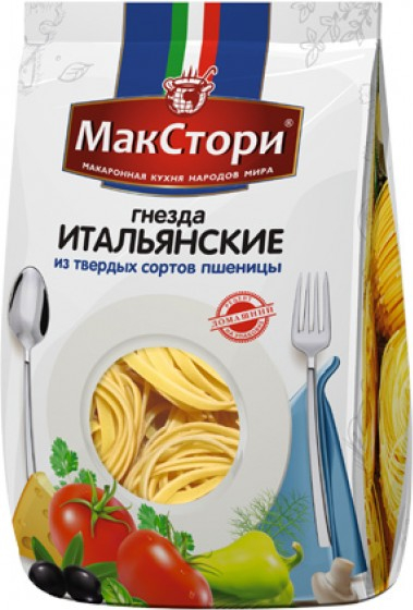 

Макаронные изделия МакСтори Феттуччине клубки 300 г