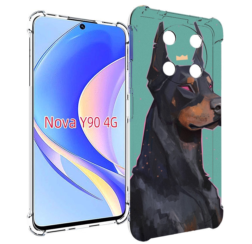 

Чехол MyPads красивый-доберман для Huawei Nova Y90 (CTR-LX1) / Enjoy 50 Pro, Tocco