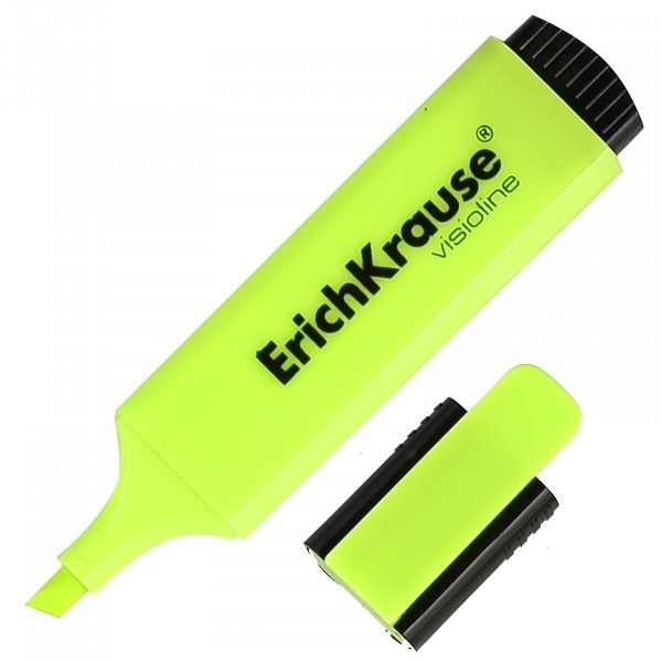 

Текстовыделитель ErichKrause Visioline V-21 желтый