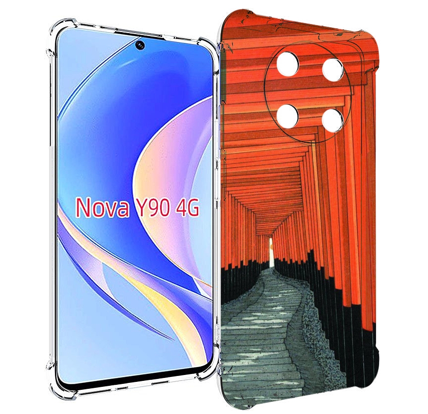 

Чехол MyPads красный коридор для Huawei Nova Y90 (CTR-LX1) / Enjoy 50 Pro, Tocco