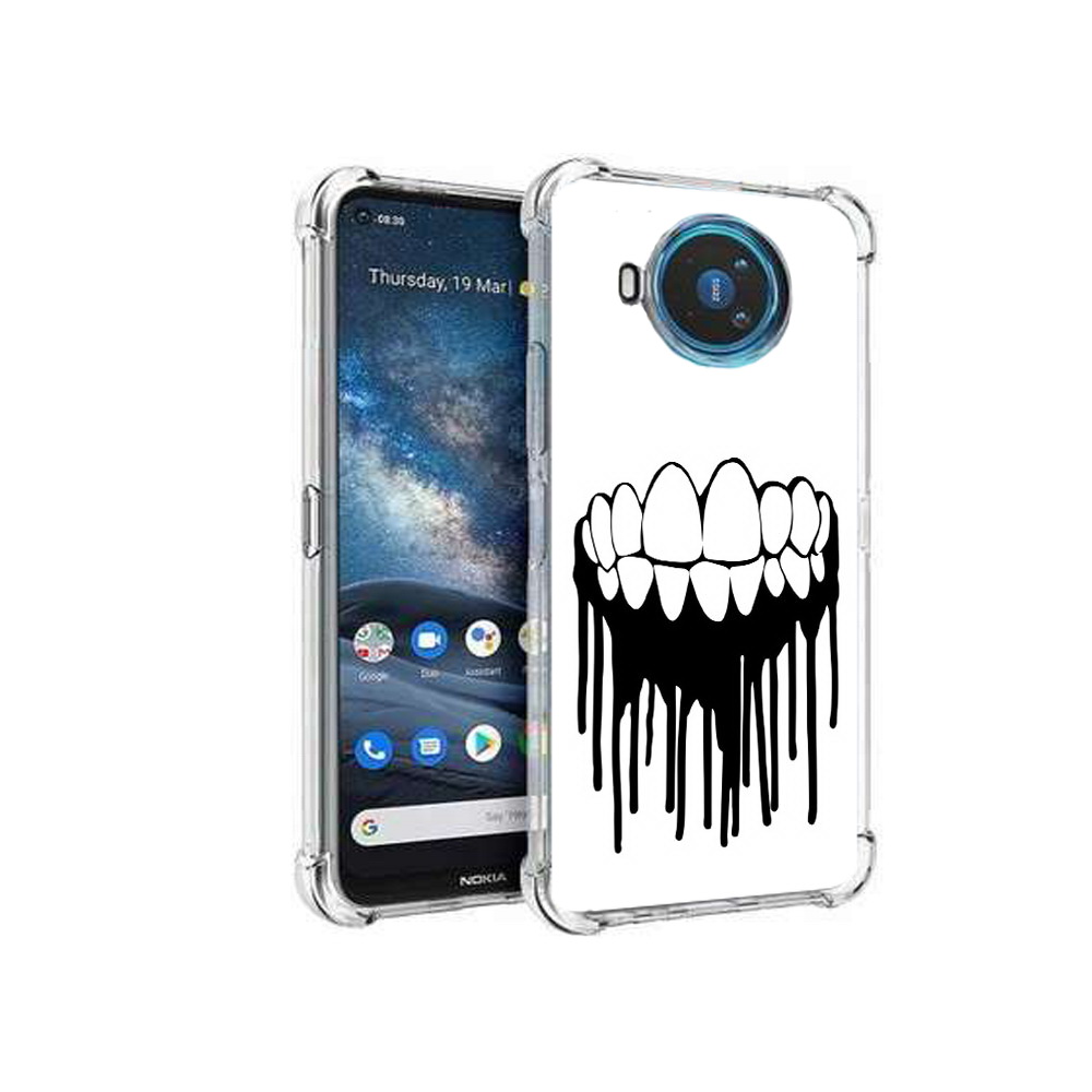 

Чехол MyPads Tocco для Nokia X100 зубы (PT227057.109.372), Прозрачный, Tocco