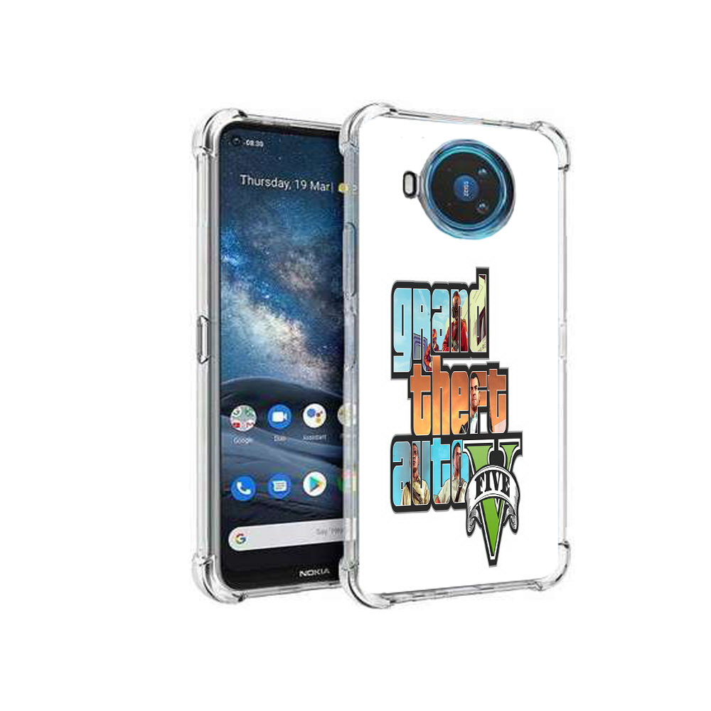 

Чехол MyPads Tocco для Nokia X100 игра гта (PT227057.109.373), Прозрачный, Tocco