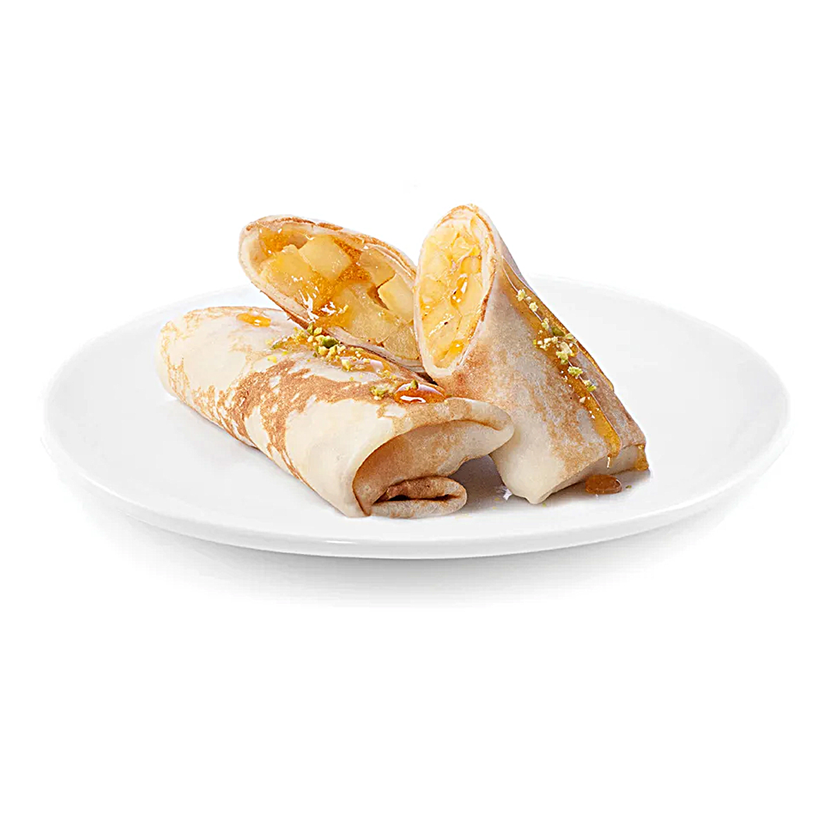 

Блины Кировский с яблоками