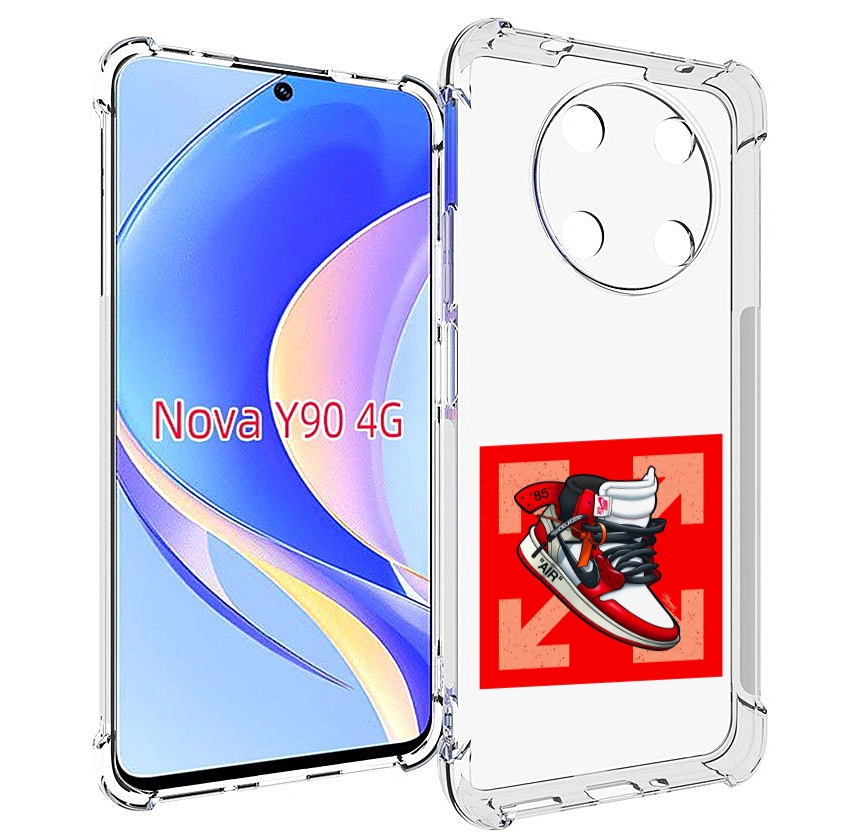 

Чехол MyPads кроссовок джордан офвайт для Huawei Nova Y90 (CTR-LX1) / Enjoy 50 Pro, Tocco