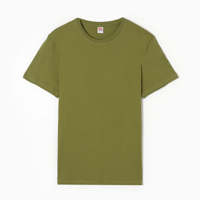 

Футболка мужская ATA collection 10185273 зеленая 48 RU, Зеленый, 10185273