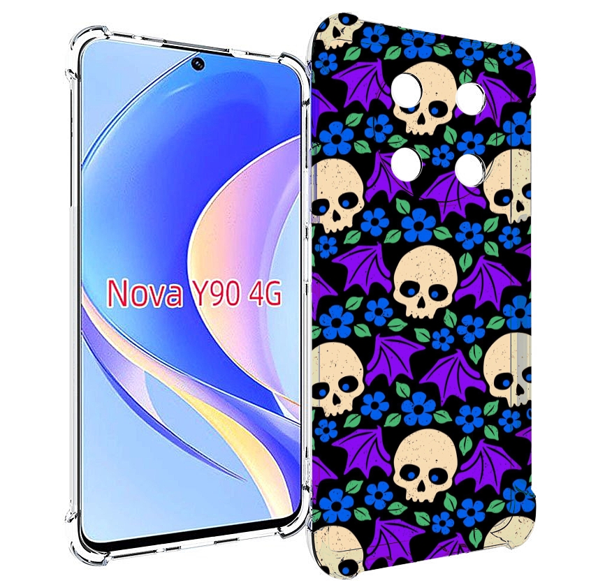 

Чехол MyPads крылатые черепа для Huawei Nova Y90 (CTR-LX1) / Enjoy 50 Pro, Tocco