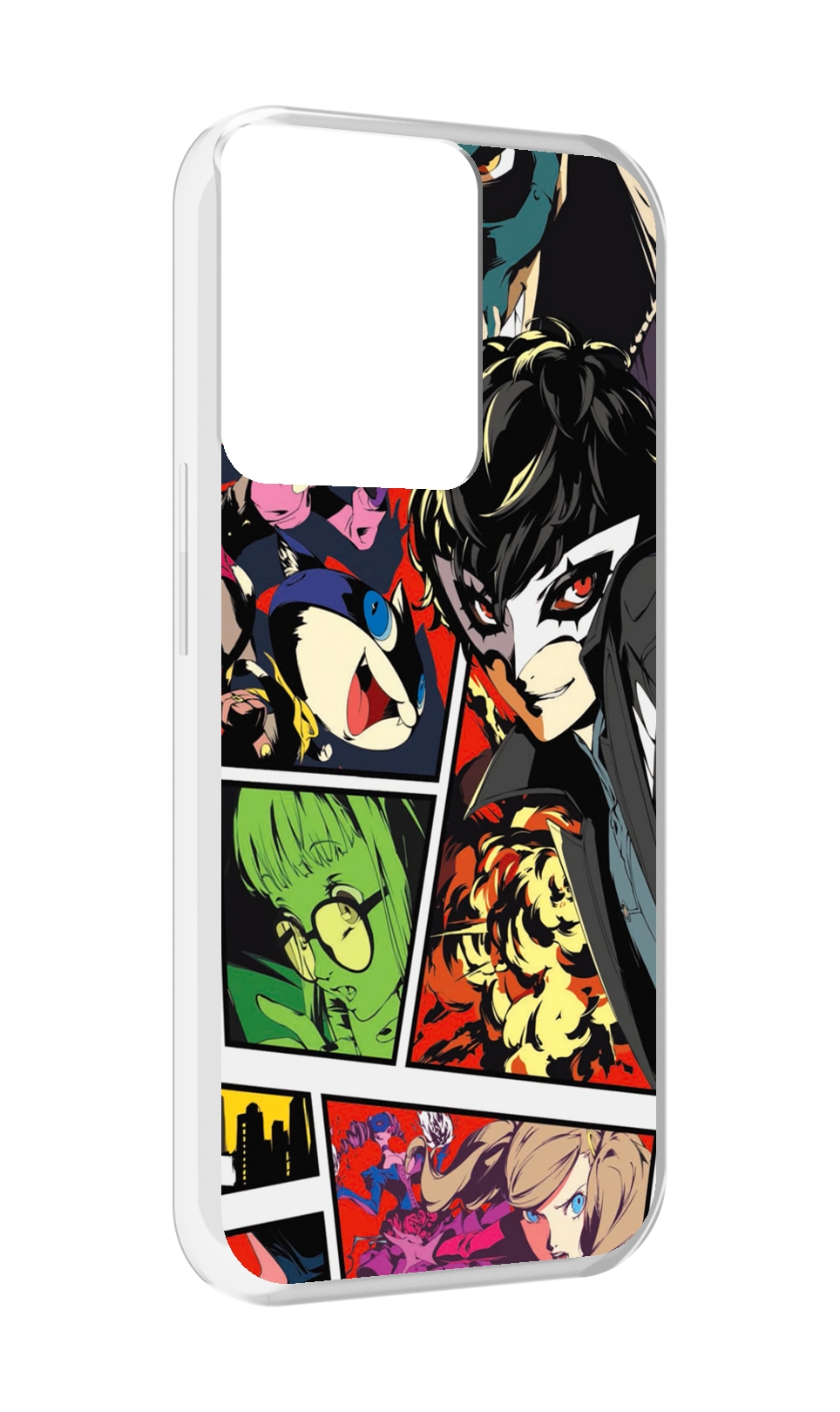 

Чехол MyPads Persona 5 art для OPPO Reno 8, Прозрачный, Tocco