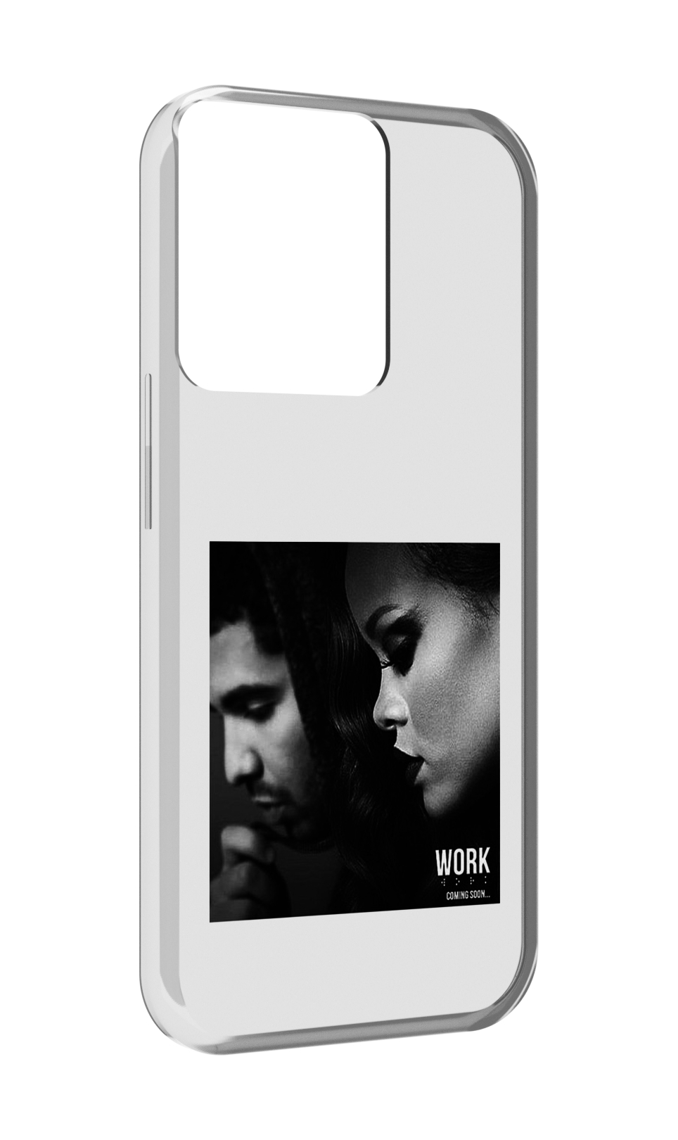 

Чехол MyPads Rihanna feat для OPPO Reno 8, Прозрачный, Tocco