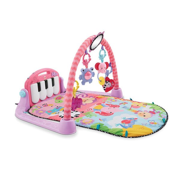 

Развивающий игровой коврик Lorelli Toys Музыкальное пианино, розовый