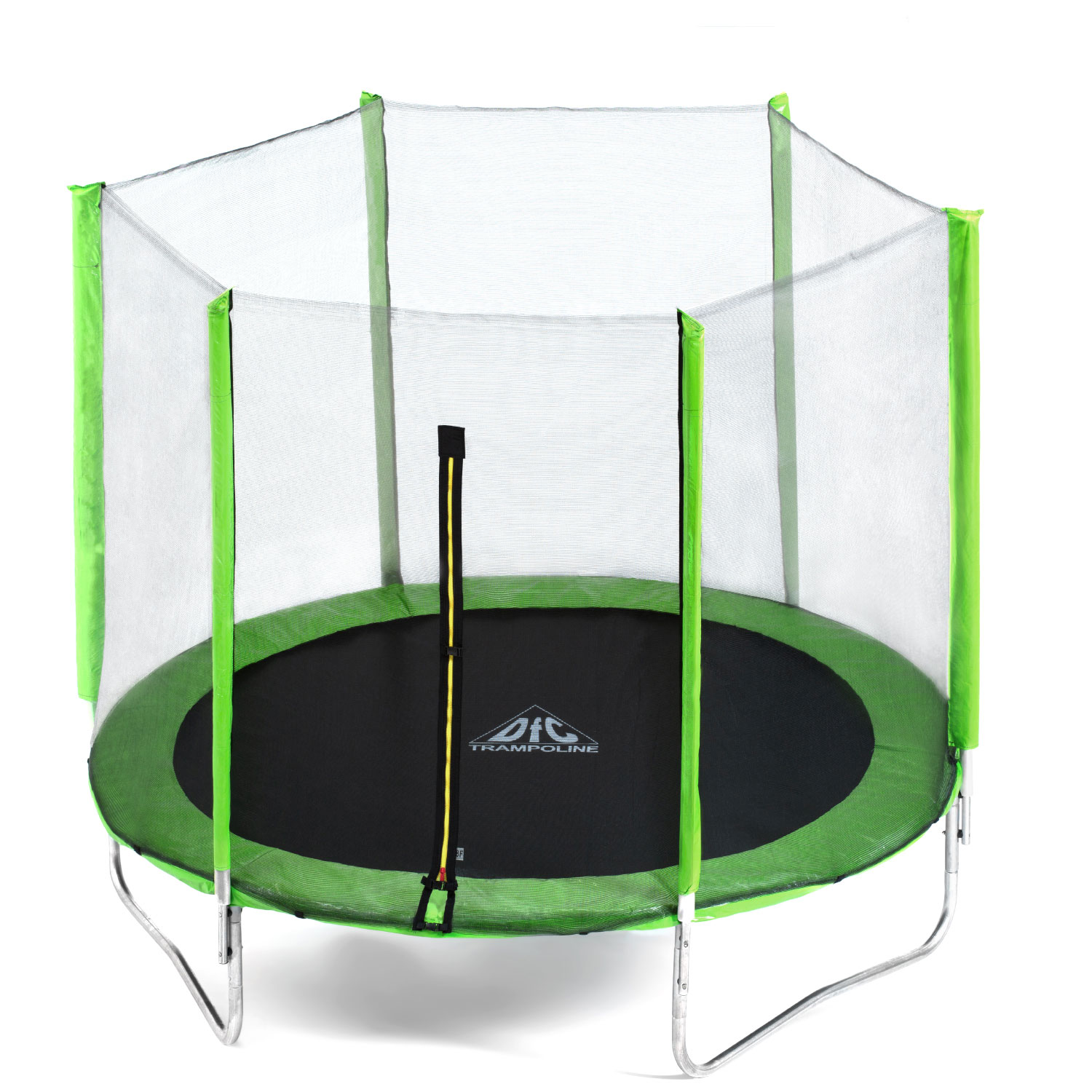 фото Батут dfc trampoline fitness с сеткой 150 см, светло-зеленый