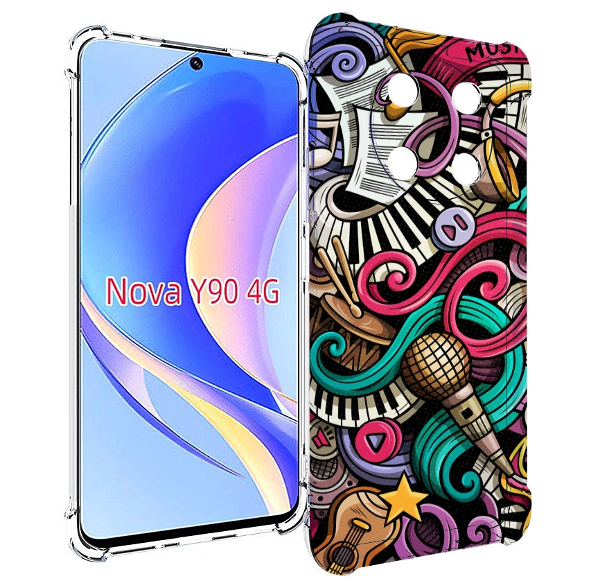 

Чехол MyPads любимая-музыка для Huawei Nova Y90 (CTR-LX1) / Enjoy 50 Pro, Tocco