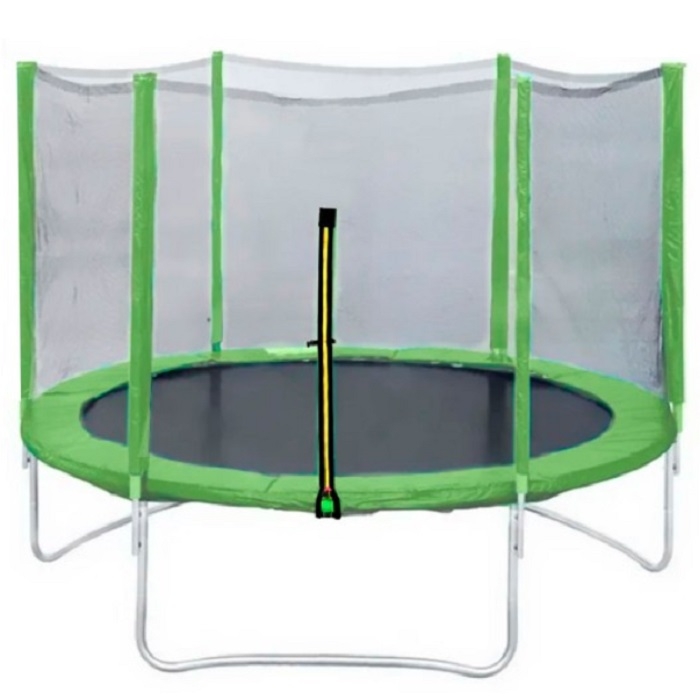 фото Батут с внешней защитной сеткой dfc trampoline fitness 16 футов - 488 см (зеленый)