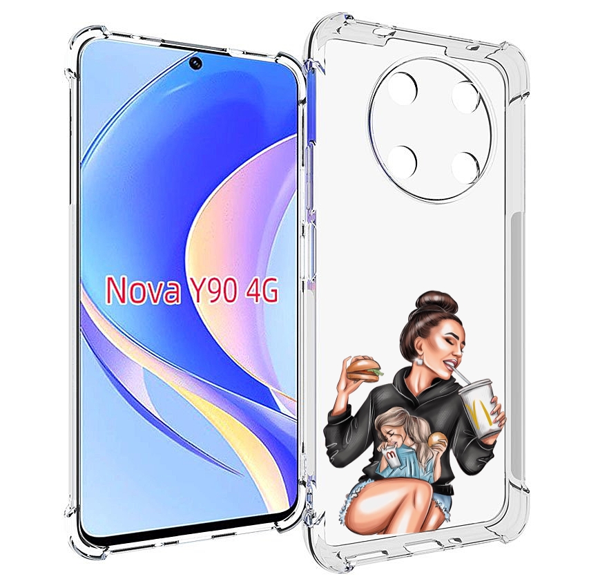 

Чехол MyPads любительница-макдональдс женский для Huawei Nova Y90 (CTR-LX1) / Enjoy 50 Pro, Tocco