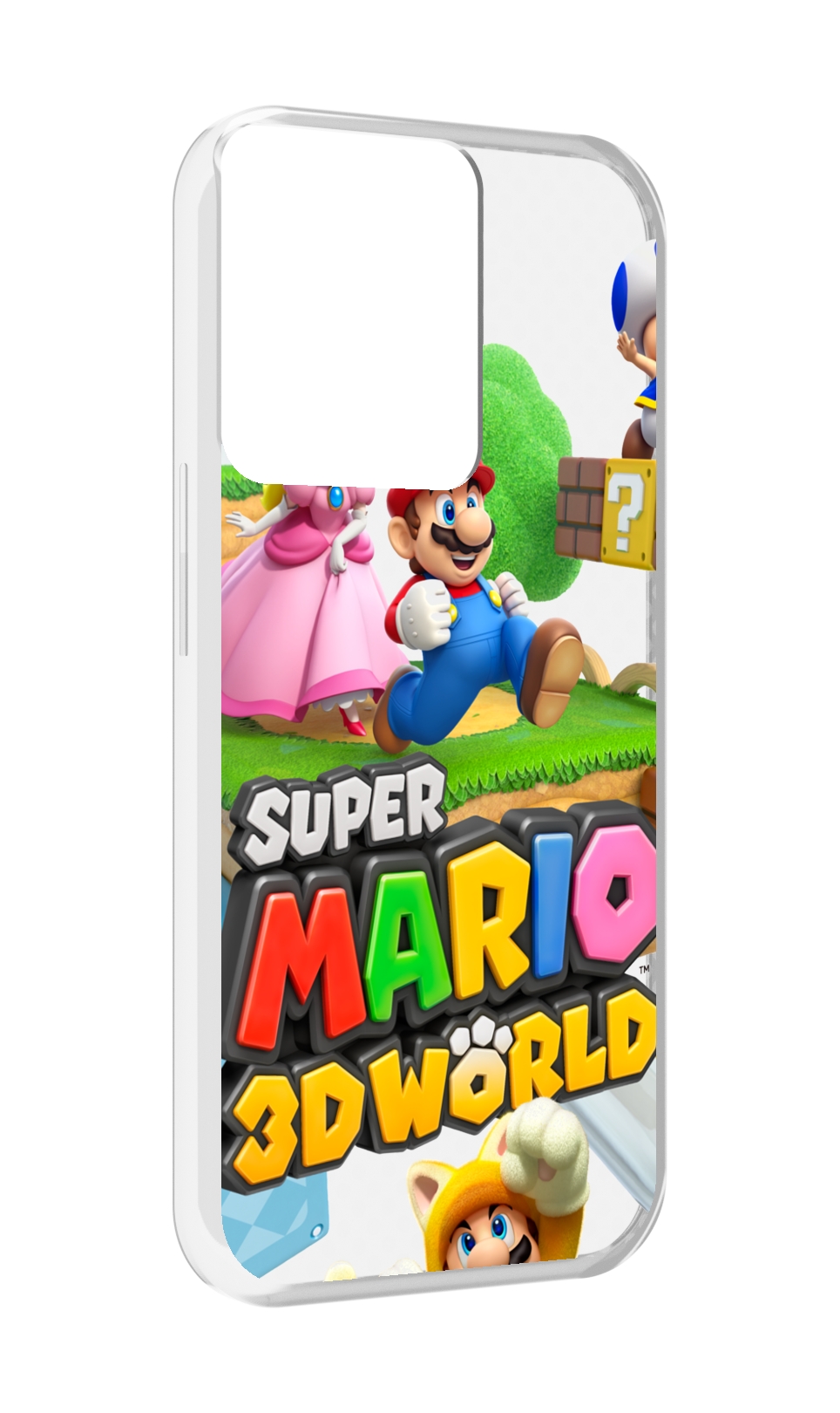

Чехол MyPads Super Mario 3D World для OPPO Reno 8, Прозрачный, Tocco
