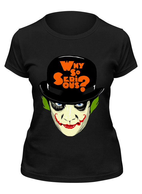 

Футболка женская Printio Джокер (joker) черная 2XL, Джокер (joker)