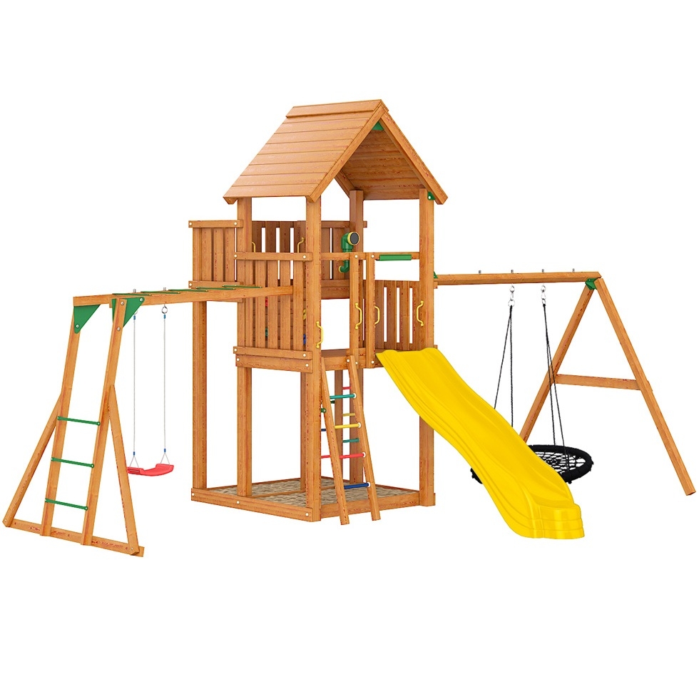 

Игровой комплекс Jungle Gym Эльбрус (спортивно-игровая площадка для дачи и улицы)