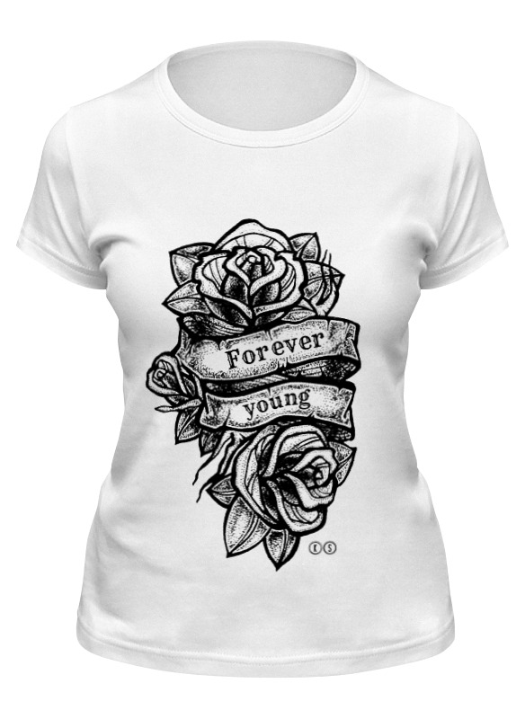

Футболка женская Printio Forever young белая 2XL, Белый, Forever young