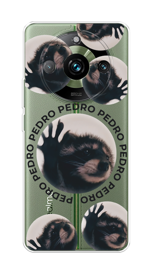 

Чехол на Realme 11 Pro "Pedro енот", Черный;бежевый;прозрачный, 2514250-1