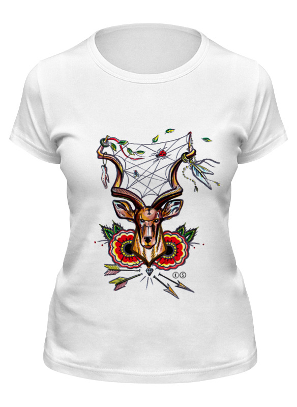 

Футболка женская Printio Koodоо coler белая 2XL, Белый, Koodоо coler