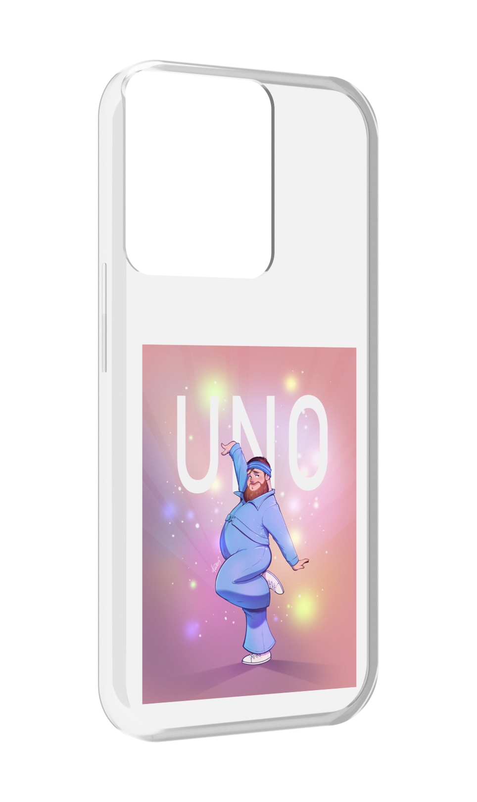 

Чехол MyPads UNO-танцор для OPPO Reno 8, Прозрачный, Tocco
