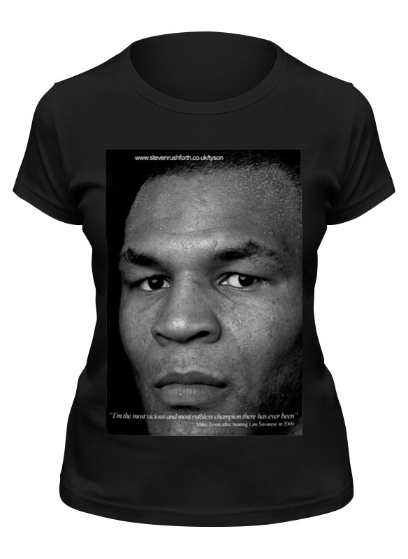

Футболка женская Printio Tyson черная 2XL, Черный, Tyson