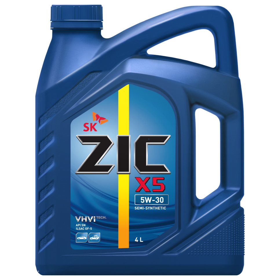 Моторное масло zic x5 5W30 4л