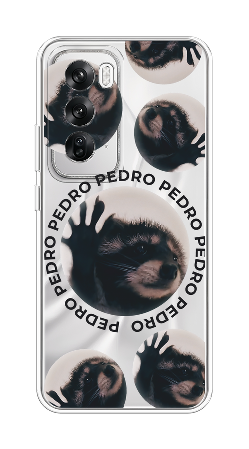 

Чехол на Oppo Reno 12 "Pedro енот", Черный;бежевый;прозрачный, 2517450-1