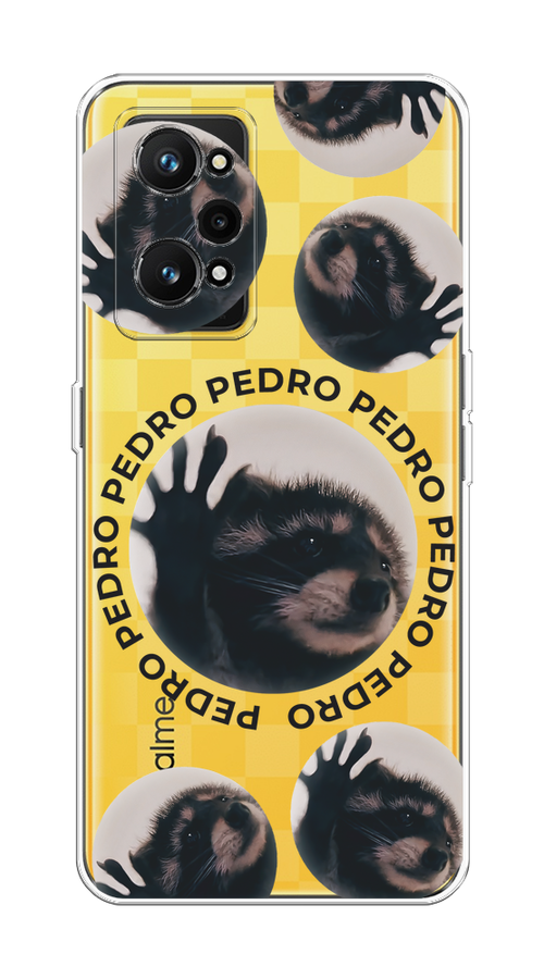 

Чехол на Realme GT Neo 2 "Pedro енот", Черный;бежевый;прозрачный, 257750-1