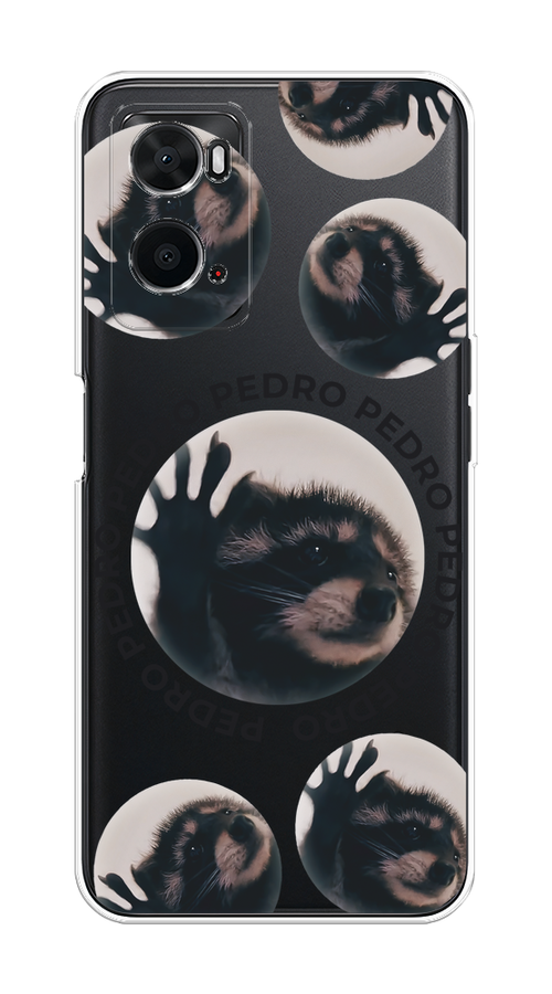 

Чехол на Oppo A36 "Pedro енот", Черный;бежевый;прозрачный, 259950-1
