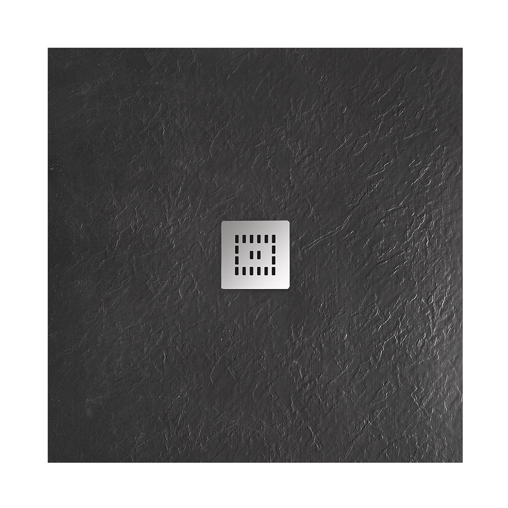 

Мраморный душевой поддон BelBagno Uno чёрный матовый TRAY-MR-UNO-A-90-35-NERO-CR