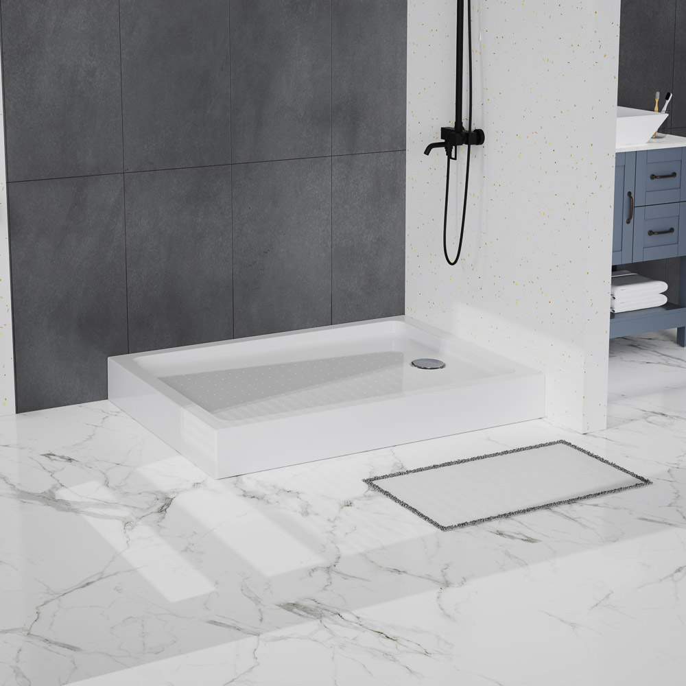 

Акриловый душевой поддон BelBagno белый TRAY-BB-AH-120/90-15-W