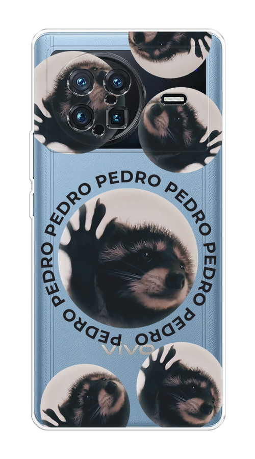 

Чехол на Vivo X Note "Pedro енот", Черный;бежевый;прозрачный, 266950-1
