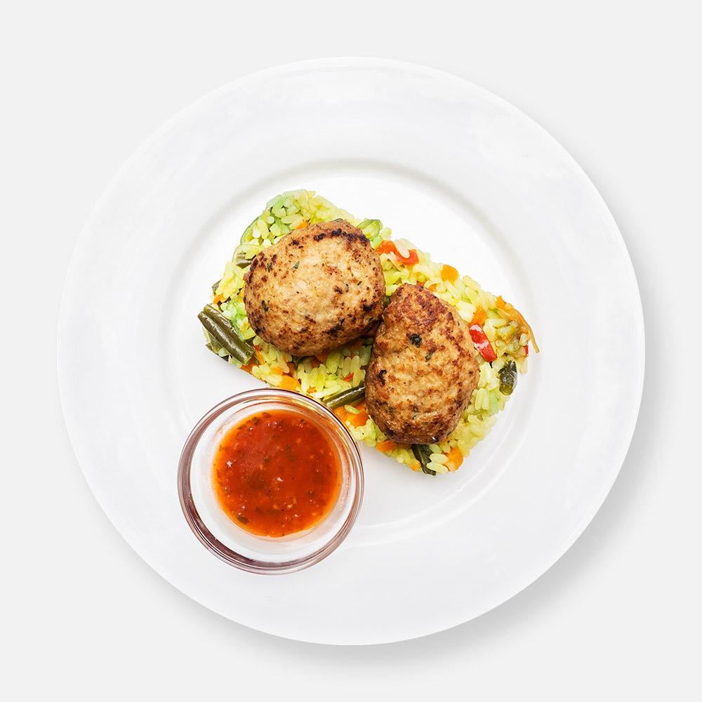 

Котлеты с рисом и овощами, 300 г