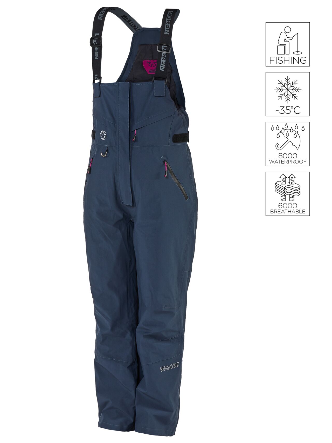 

Комбинезон Norfin Women Nordic Space, blue, M, без ступни, Синий, Women Nordic Space