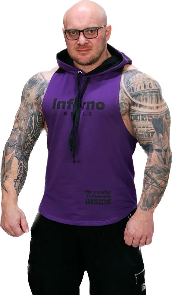 

Майка мужская INFERNO style М-005-000 фиолетовая L, Фиолетовый, М-005-000