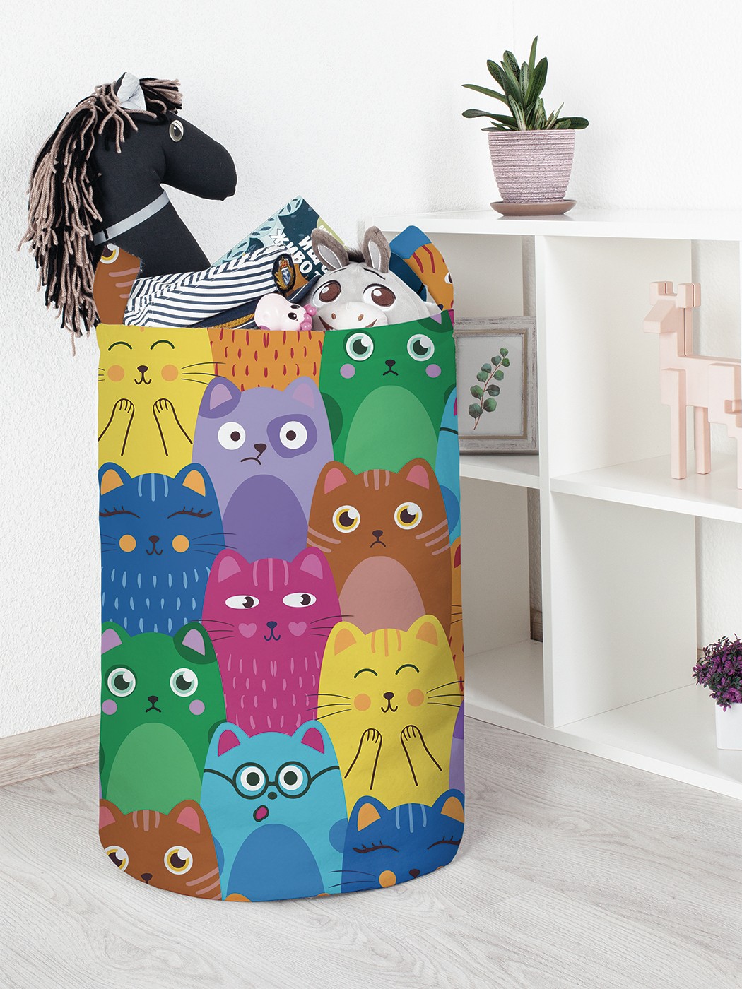

Корзина для игрушек JoyArty 40x60 см toba_413272_L, Разноцветный
