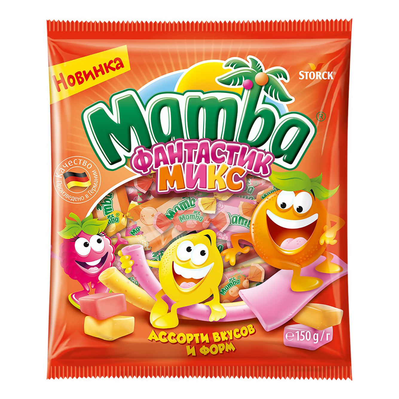

Жевательные конфеты Mamba Fantastic Mix 150 г