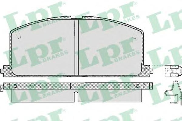 

Тормозные колодки Lpr 05P268