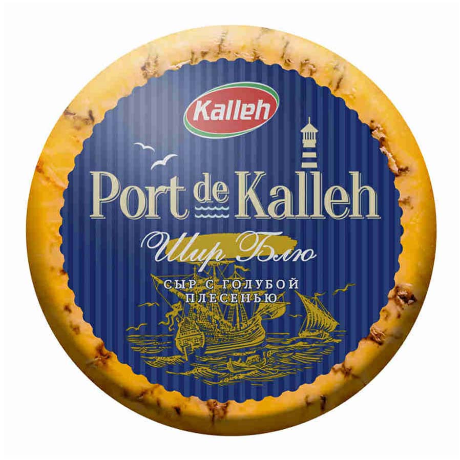 

Сыр мягкий Kalleh Shire Blue Cheese с голубой плесенью 53% +- 1 кг