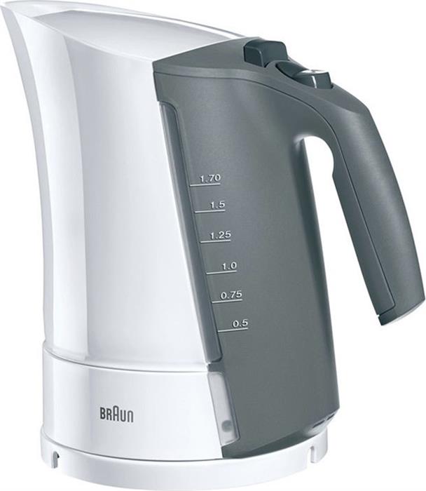 Чайник электрический Braun WK300WH 1.7 л белый, серый чайник электрический braun wk300wh 1 7 л белый серый