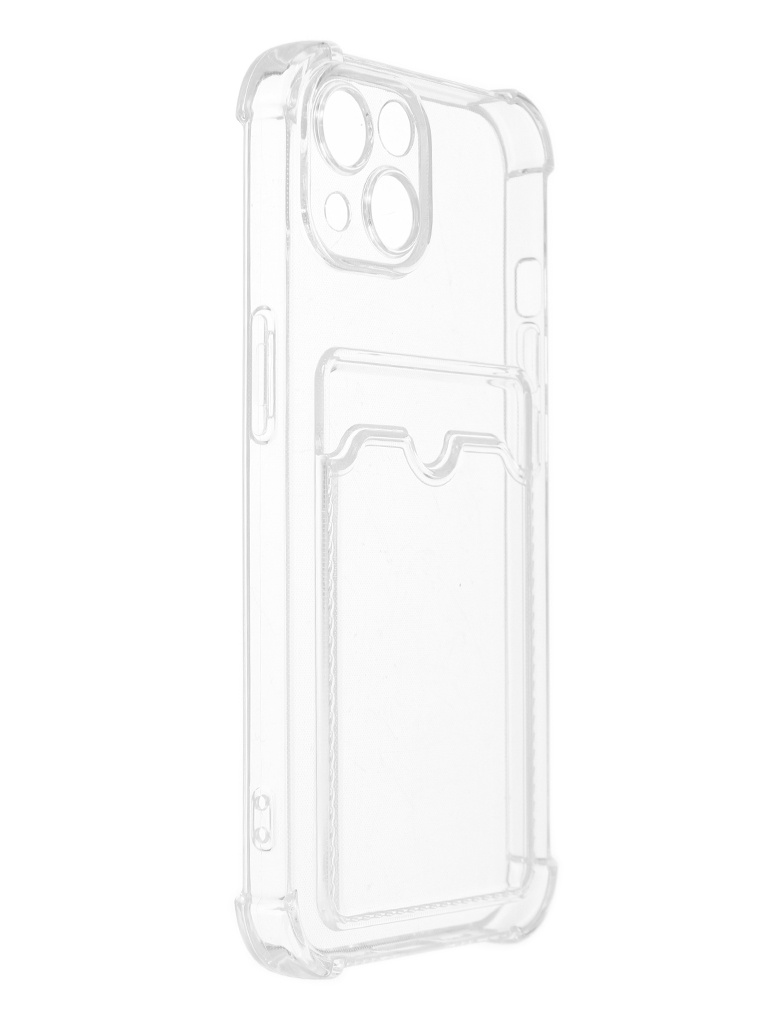 Чехол LuxCase для APPLE iPhone 13 TPU с картхолдером 1.5mm Transparent 63510