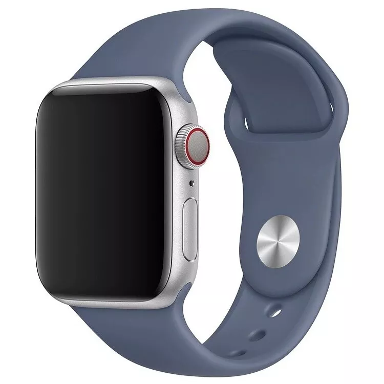 Спортивный ремешок Guardi Sport Band для Apple Watch 42/44 мм серо-синий (Alaskan Blue)
