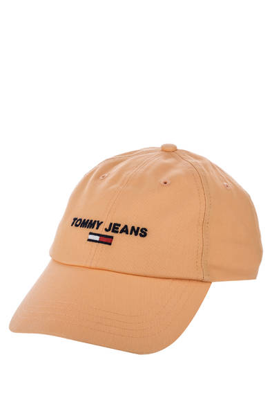 

Бейсболка женская Tommy Jeans AW0AW08056 SAQ оранжевая, Оранжевый, AW0AW08056 SAQ