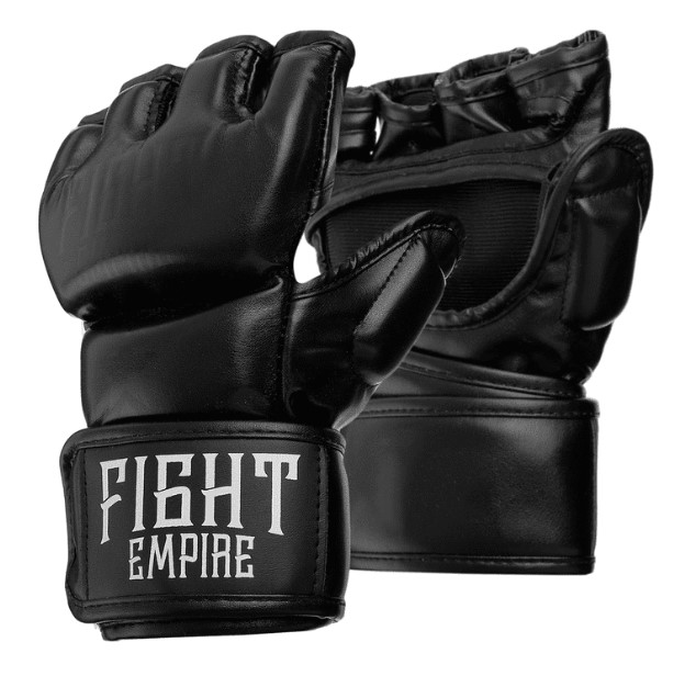 Боксерские перчатки Fight Empire 4153977 черные, 10 унций