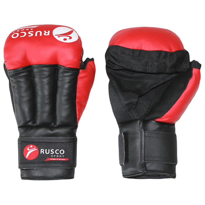 Боксерские перчатки Rusco Sport 2947742 красные, 8 унций