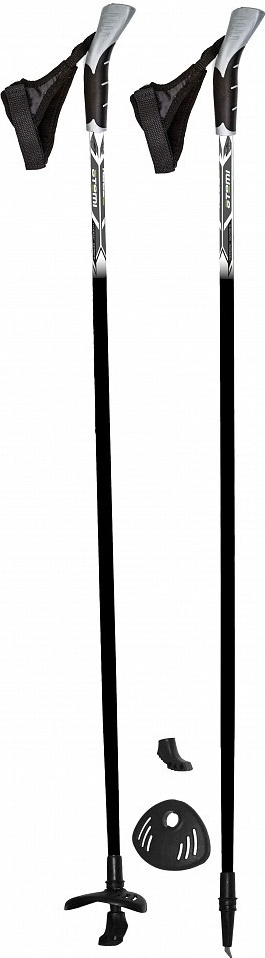 фото Палки для скандинавской ходьбы atemi atp-02, черный, 120 см